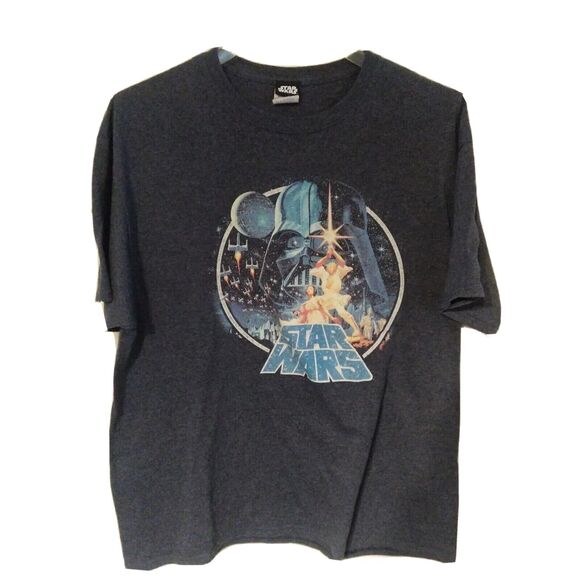 Star Wars Luke Skywalker Graphic - T-Shirt - Gray - Men's Size Large - Picture 1 of 6